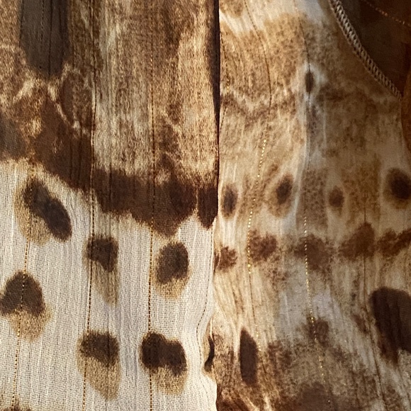 Zara Tie-dye Ruffled Top - Picture 5 of 9